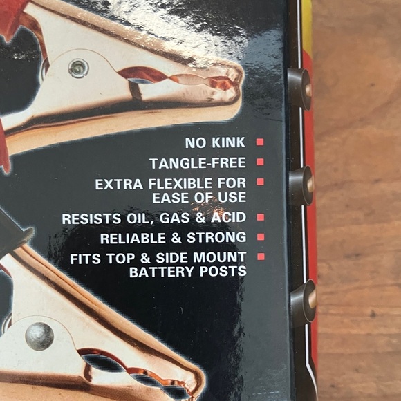 Booster Cables 8ft. New and compact - Picture 3 of 11